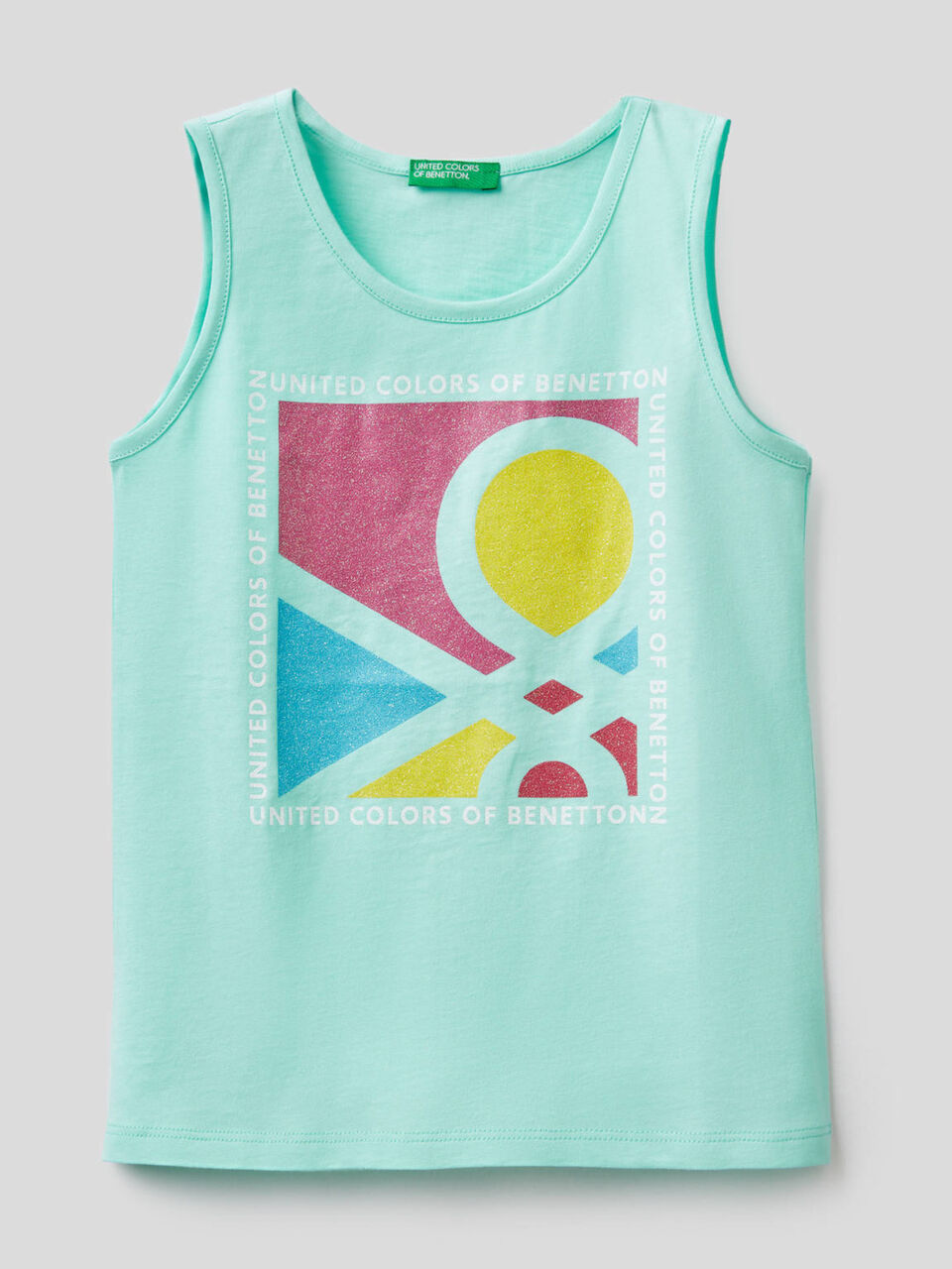 Camiseta con estampado de glitter image number 1
