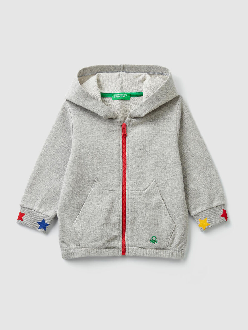 Sudadera con cremallera y capucha image number 1