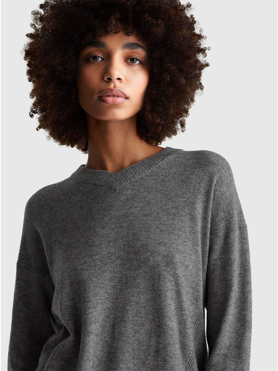V NECK SWEATER L/S Mujer image number null