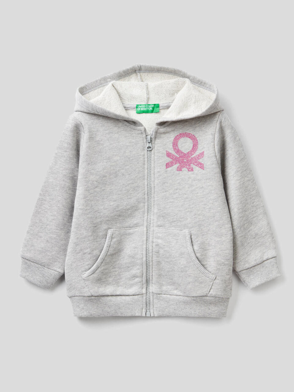 Sudadera con cremallera y capucha image number 1
