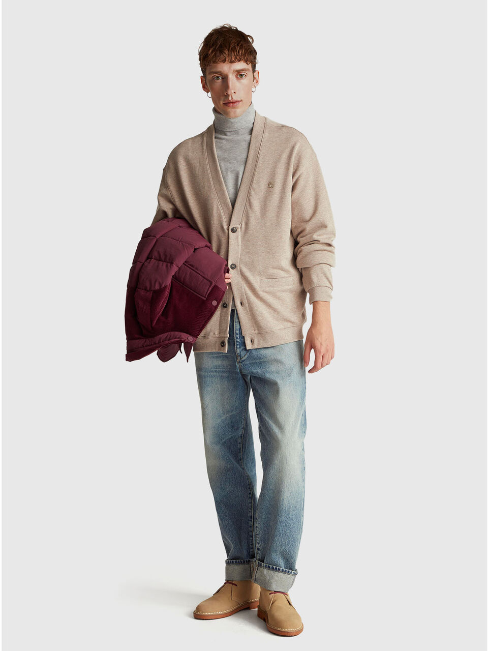 L/S CARDIGAN Hombre image number null