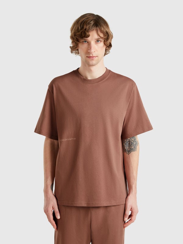 Camiseta con logo estampado Hombre