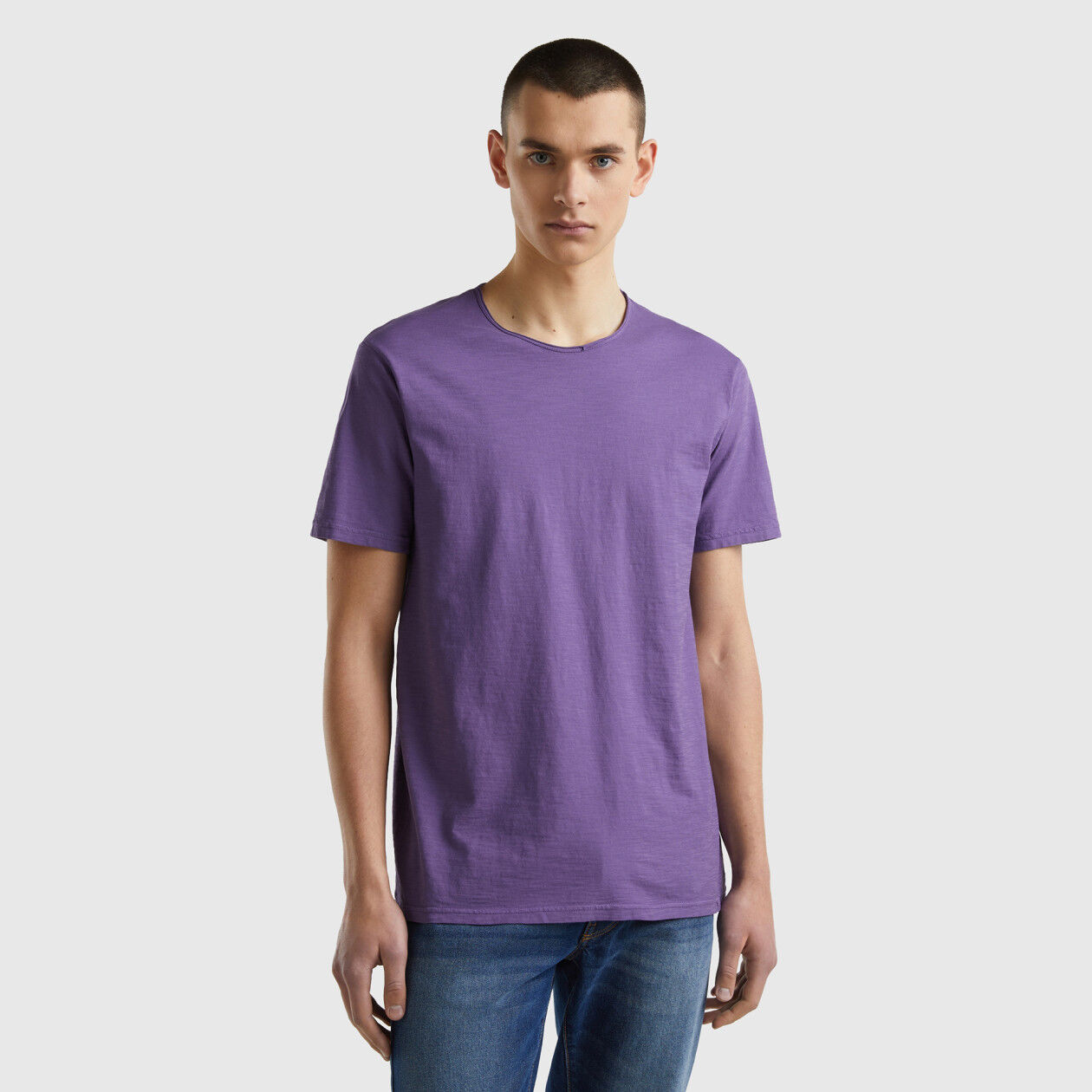 Benetton camiseta básica sale mujer
