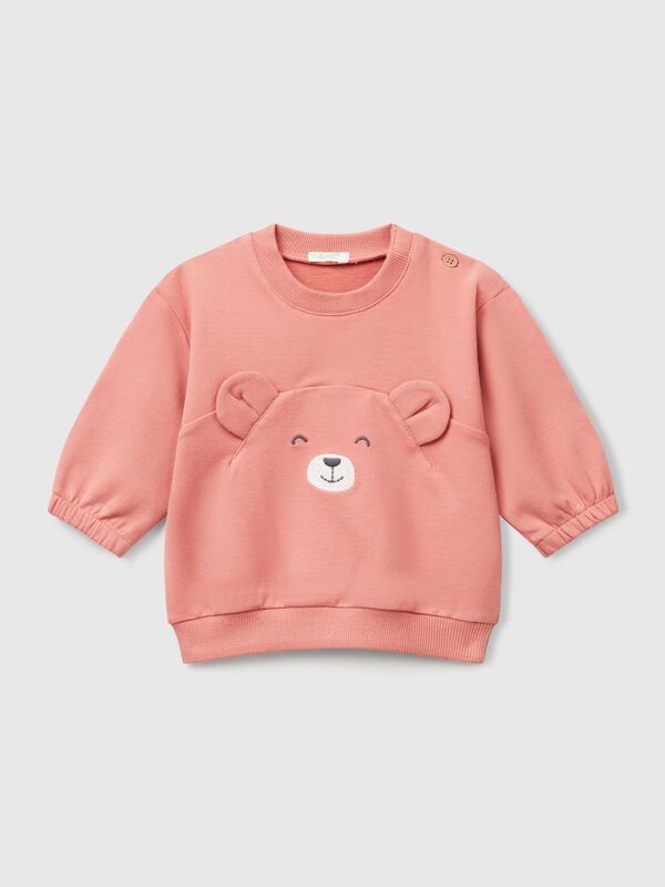 Sudadera con bordado y parche Recién nacidos