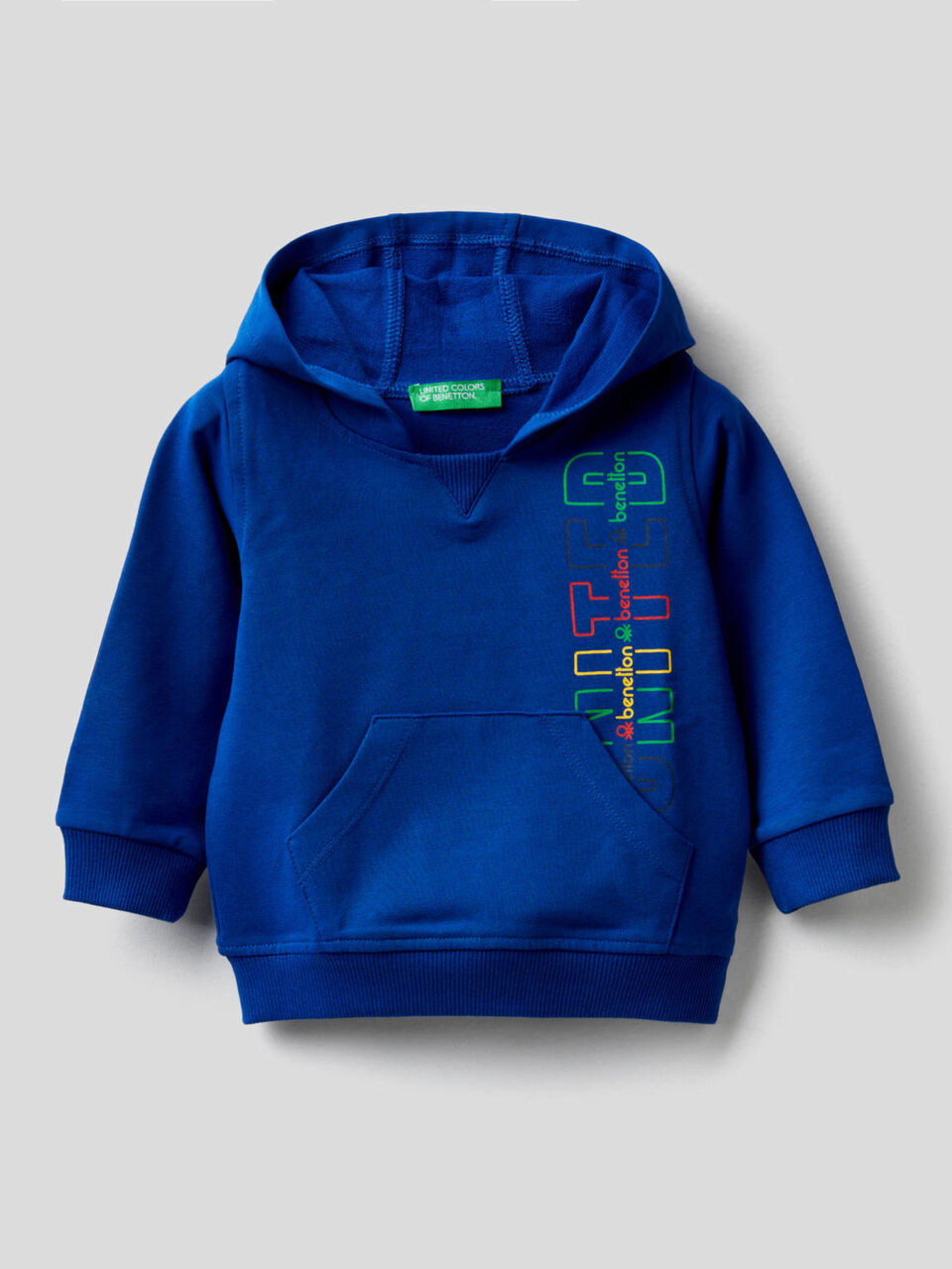 Sudadera de algodón elástico con capucha image number 1