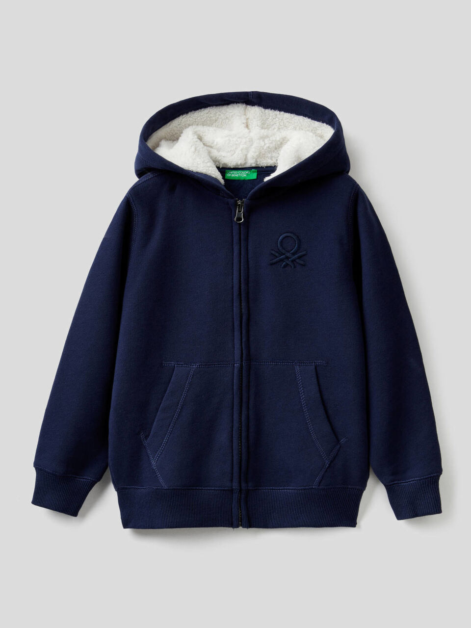 Sudadera con cremallera y capucha image number 1