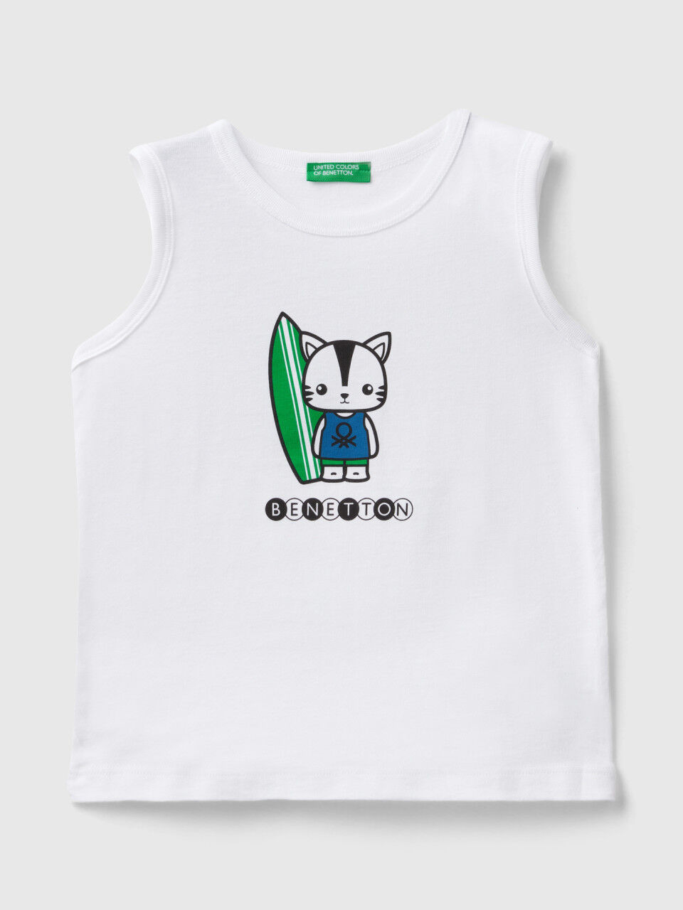 Camiseta tirantes niño blanca new arrivals
