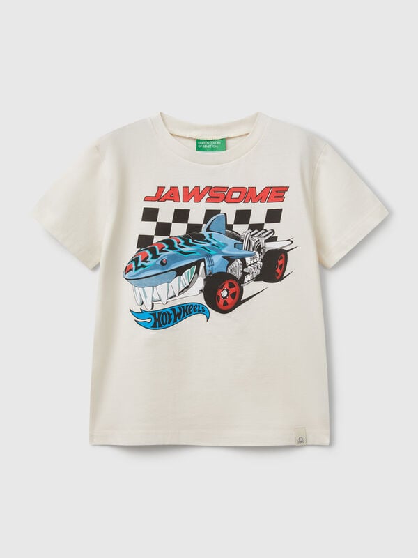 Camiseta de algodón Hot Wheels Niño