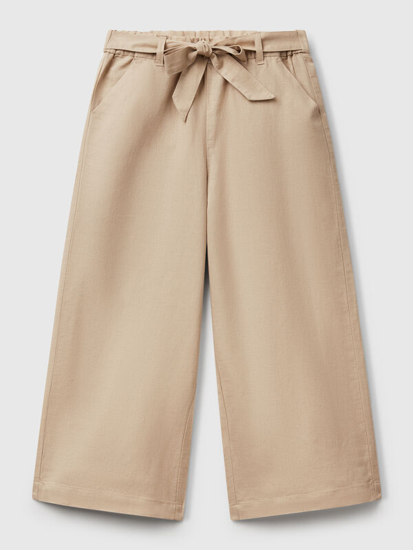Pantalón con fajín Niña