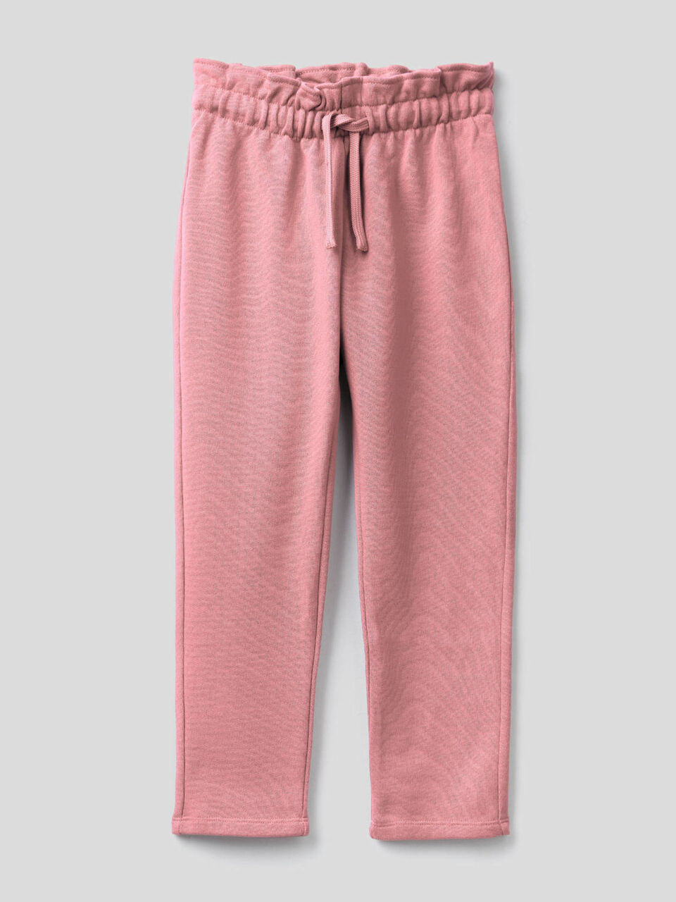 Pantalón de felpa con cintura fruncida image number 1