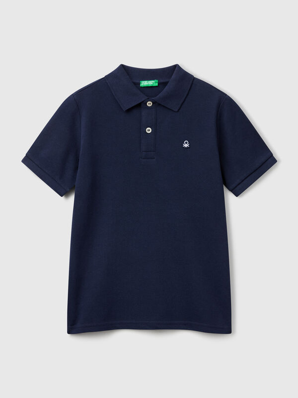 Polo slim fit de puro algodón Niño
