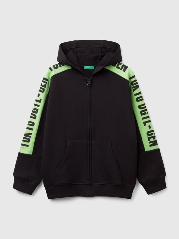 Sudadera over fit con bandas Niño