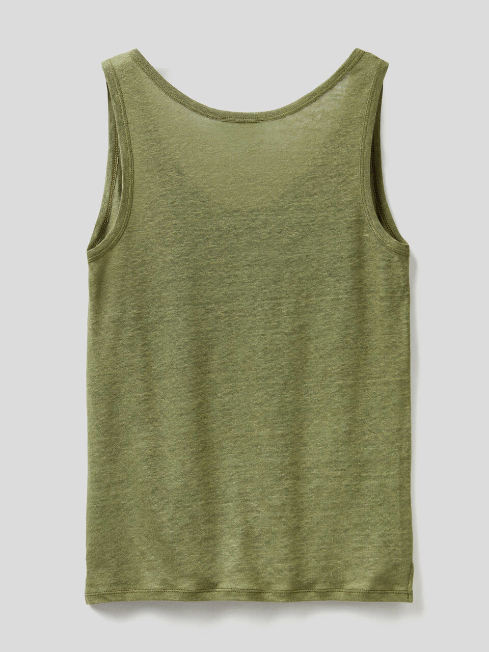 Camiseta de tirantes de 100% lino image number 2