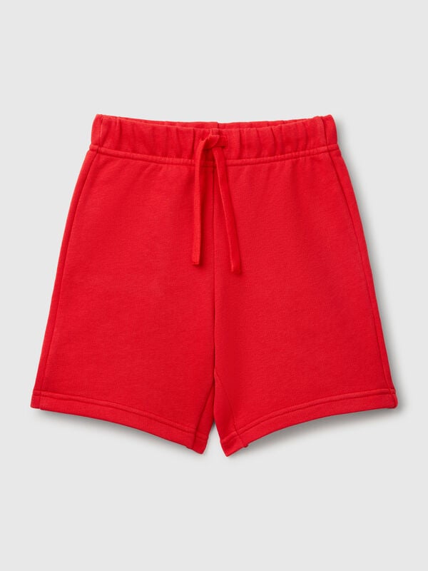 Bermudas de felpa de algodón Niño