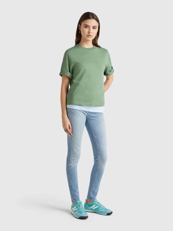 Vaqueros push-up de corte pitillo Mujer