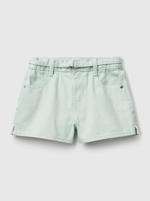 pantalones cortos con cinturón Niña