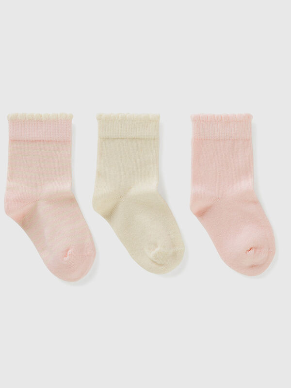 Pack de calcetines en tonos rosas Recién nacidos