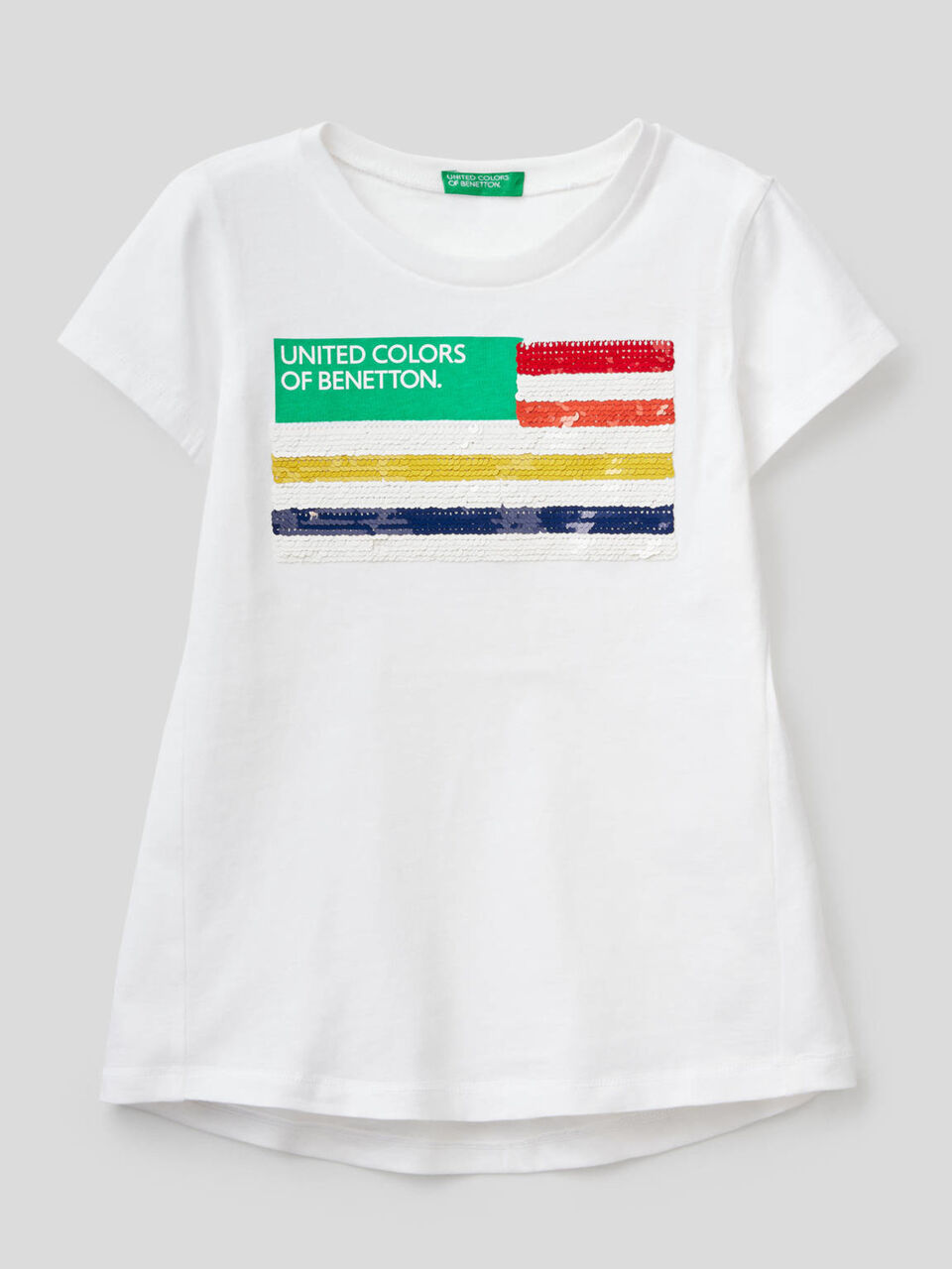 Camiseta de algodón con lentejuelas image number 1