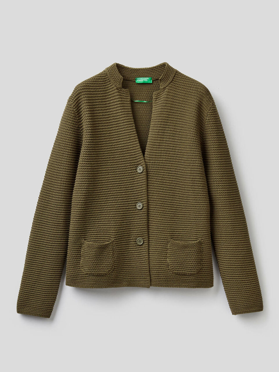 Chaqueta de punto de 100 % algodón image number 1