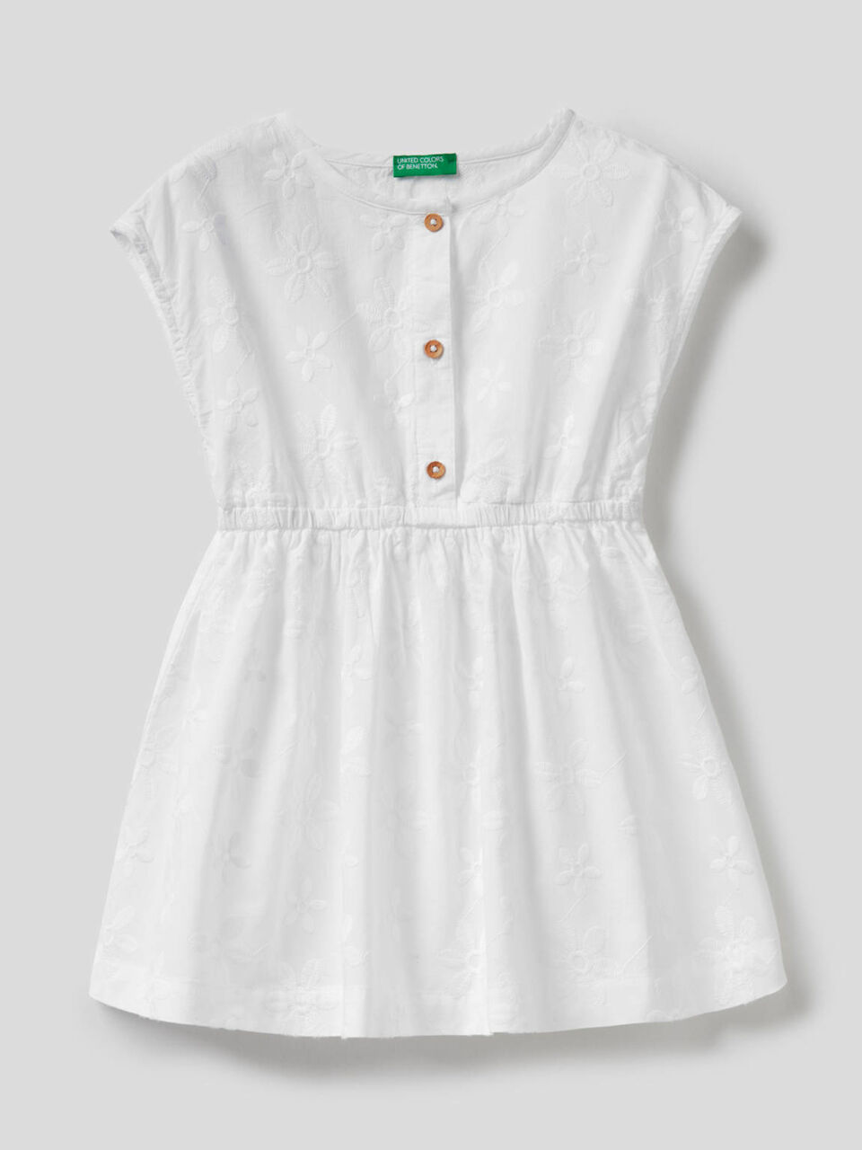 Vestido con bordado floral image number 1