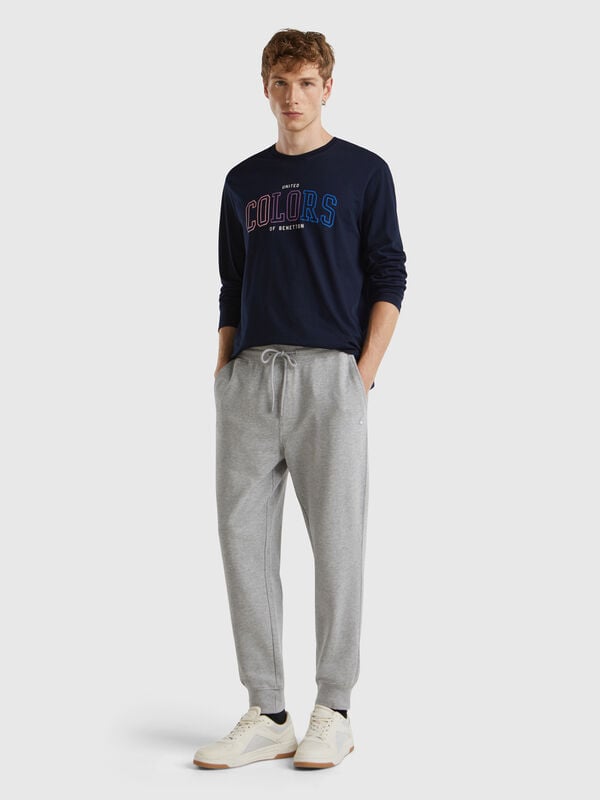 Joggers de felpa de algodón orgánico Hombre