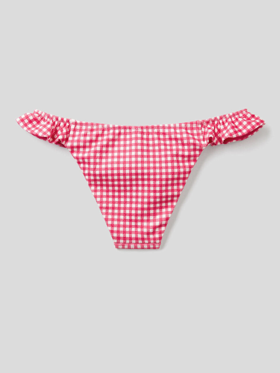 Braguita de bikini estampada con volantes image number 2