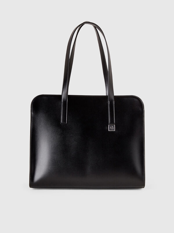 Bolso bandolera con doble asa Mujer