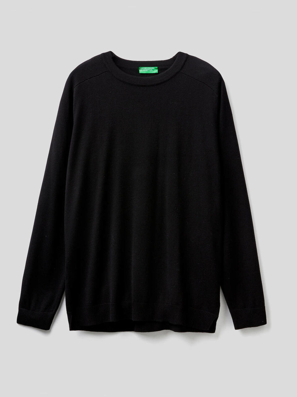 Jersey liso de cuello redondo image number 1
