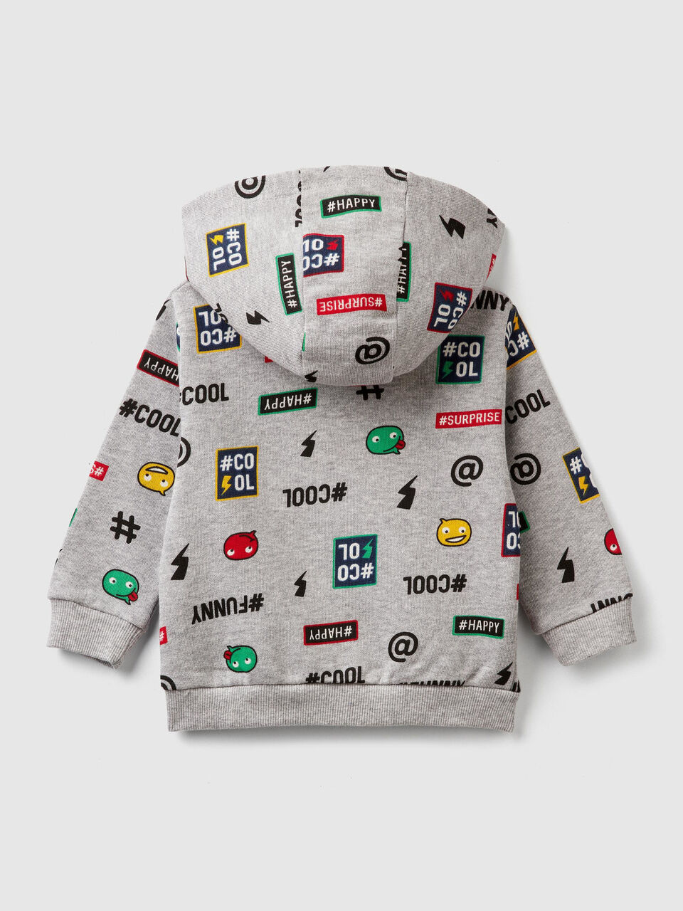 Sudadera estampada con capucha image number 2