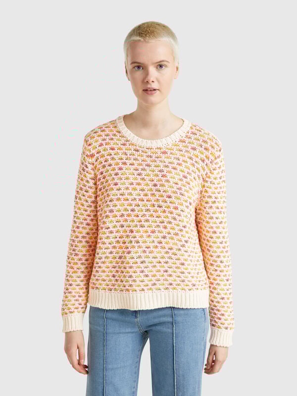 Jersey reversible de mezcla de algodón Mujer