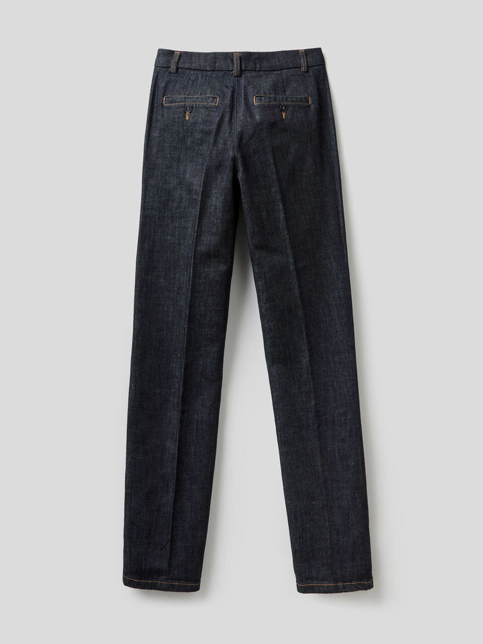 Pantalones chinos de denim elástico image number 2