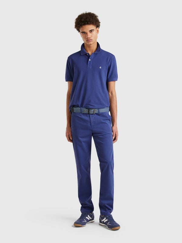 Chinos azules slim fit Hombre