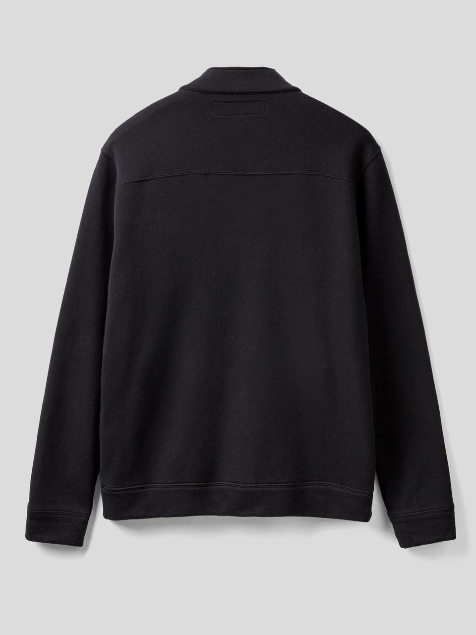 Sudadera de 100 % algodón con cremallera y bolsillos image number 2