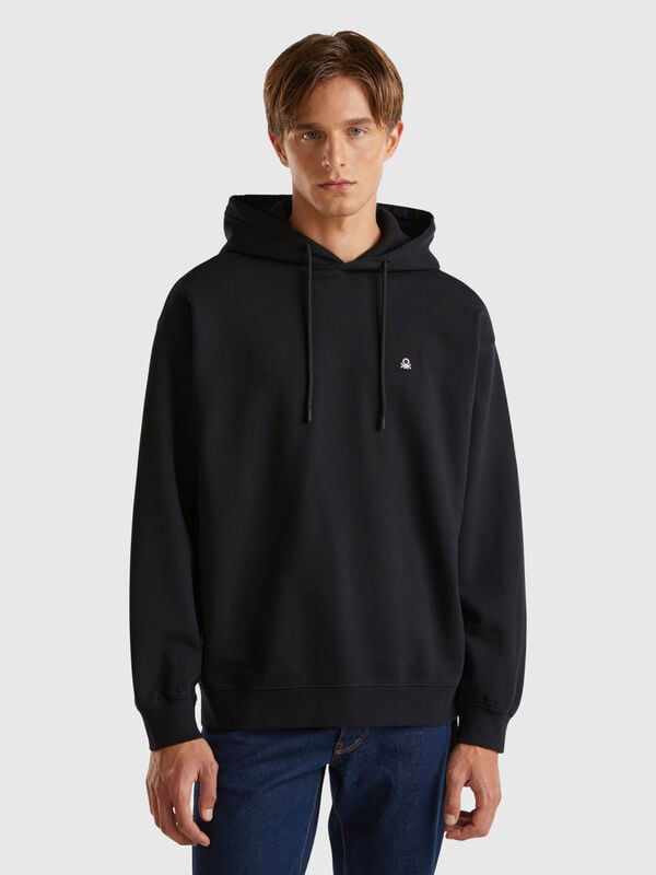 Sudadera de 100 % algodón con capucha Hombre