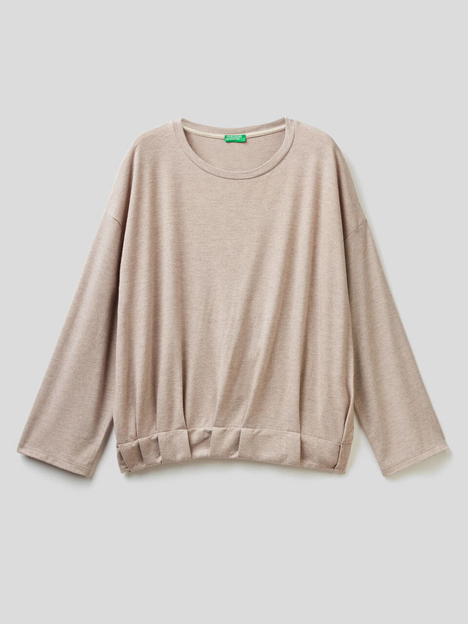 Camiseta fluida con pliegues image number 1
