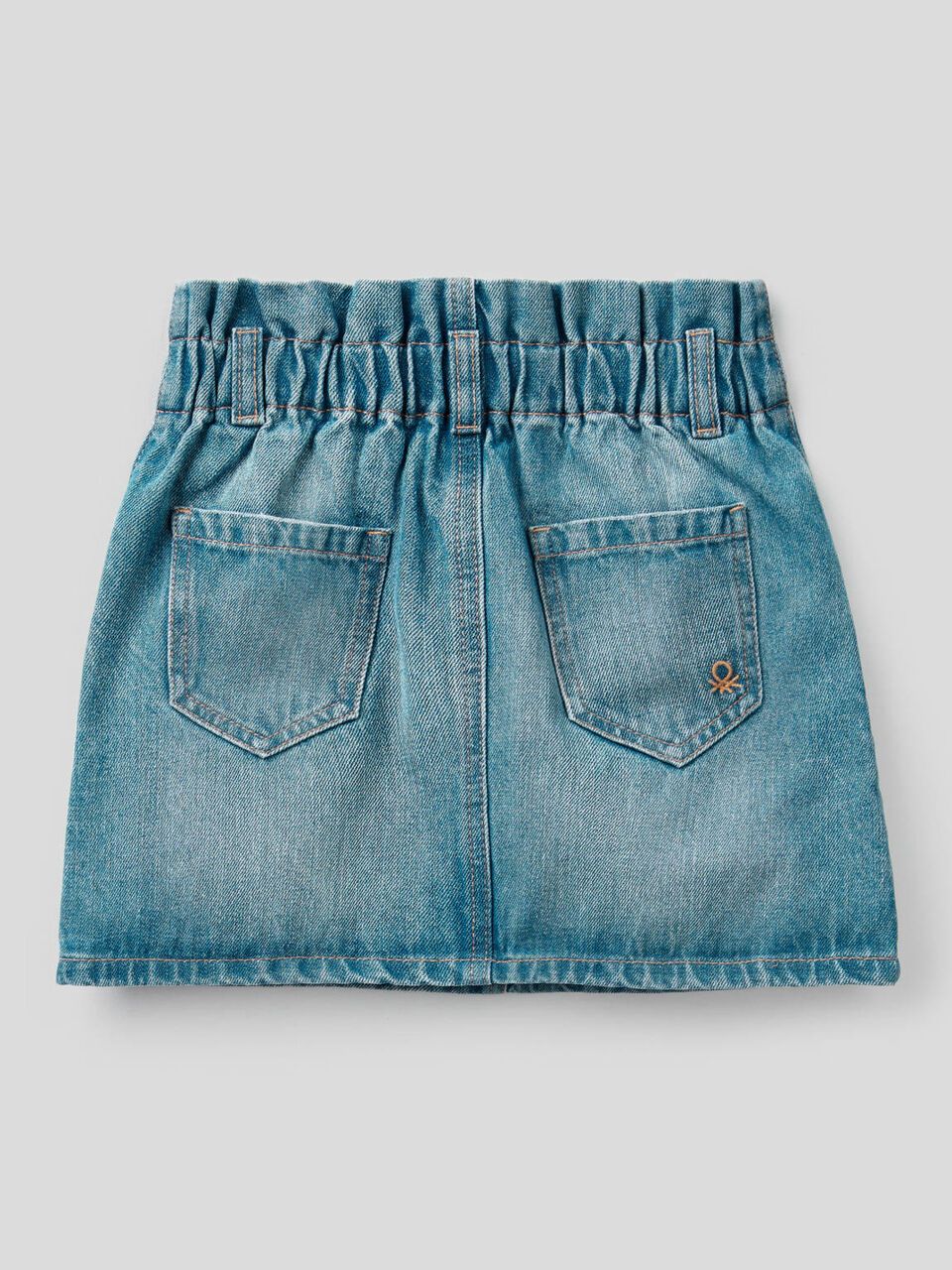 Falda corta en denim de 100 % algodón image number 2