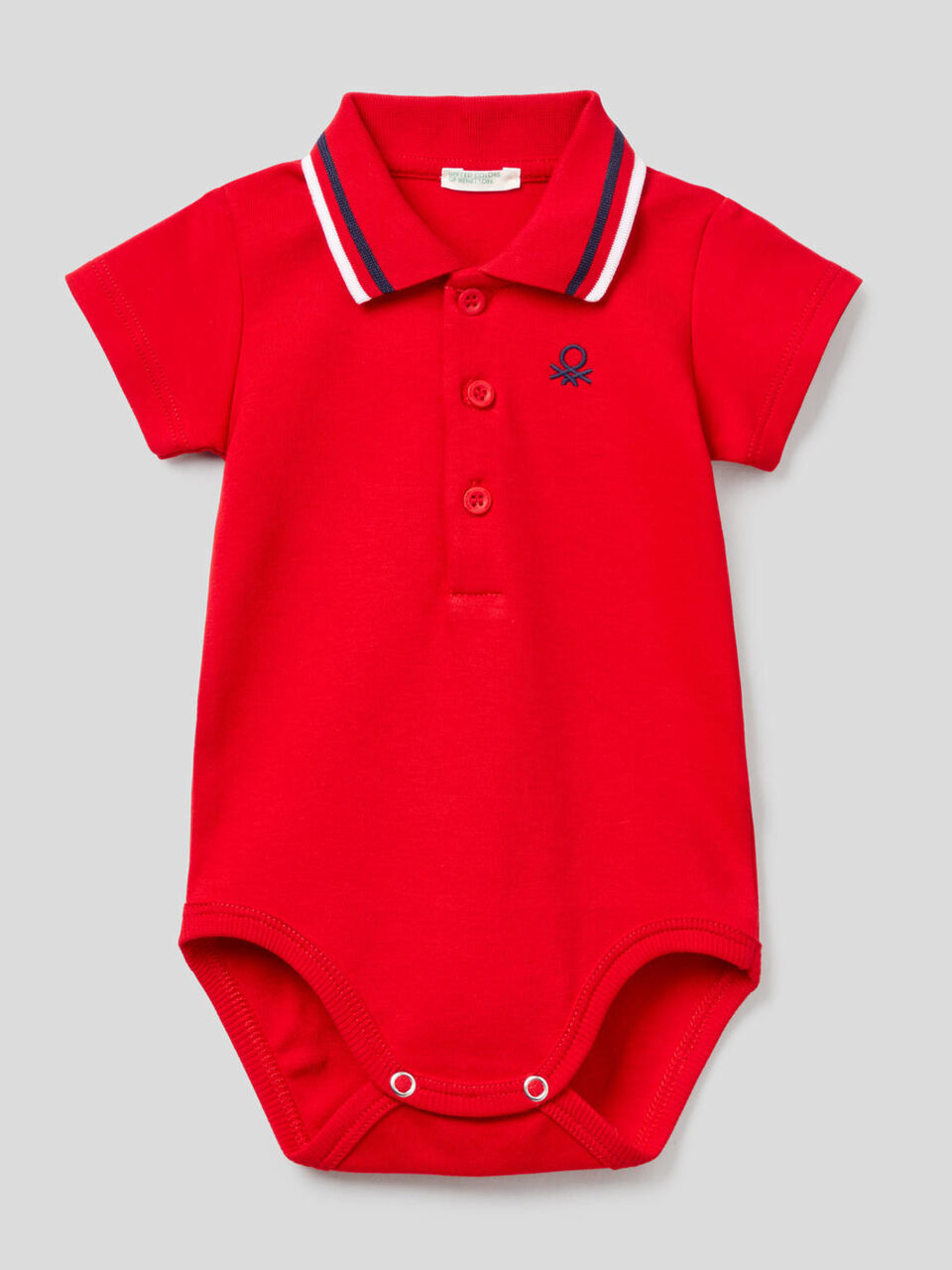 Body de estilo polo de algodón orgánico image number null