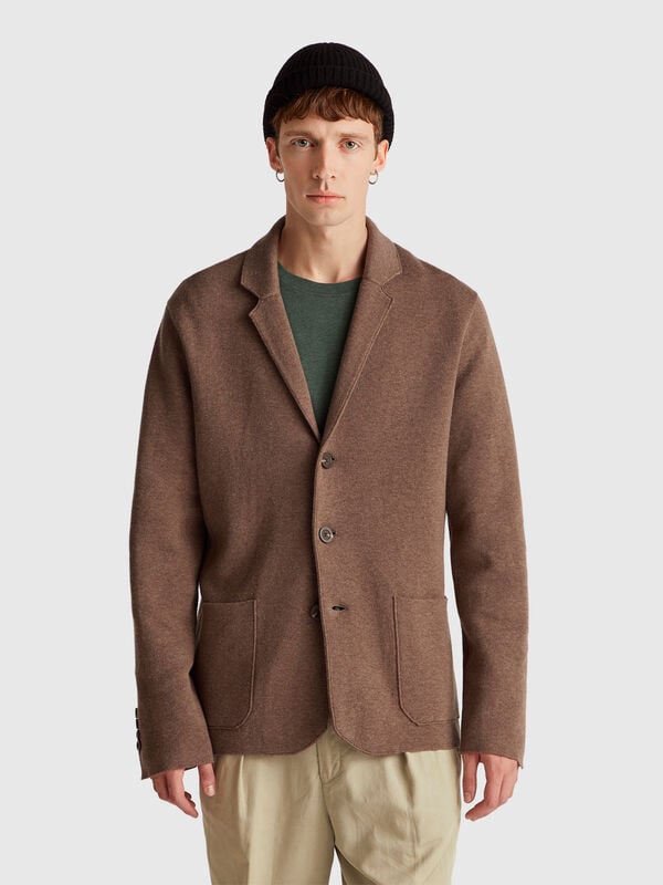 Blazer de punto Hombre