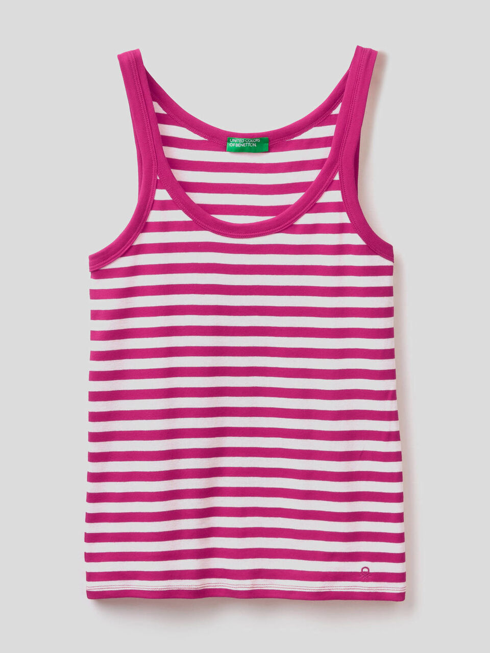 Camiseta de tirantes con rayas image number 1