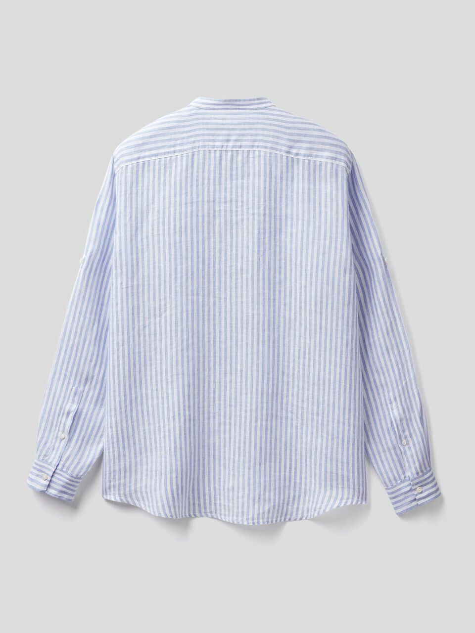Camisa de lino con cuello mao image number 2