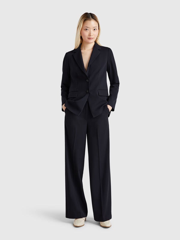 Pantalón ancho fluido Mujer