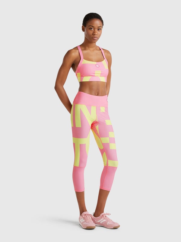 Leggings deportivos con logo Mujer