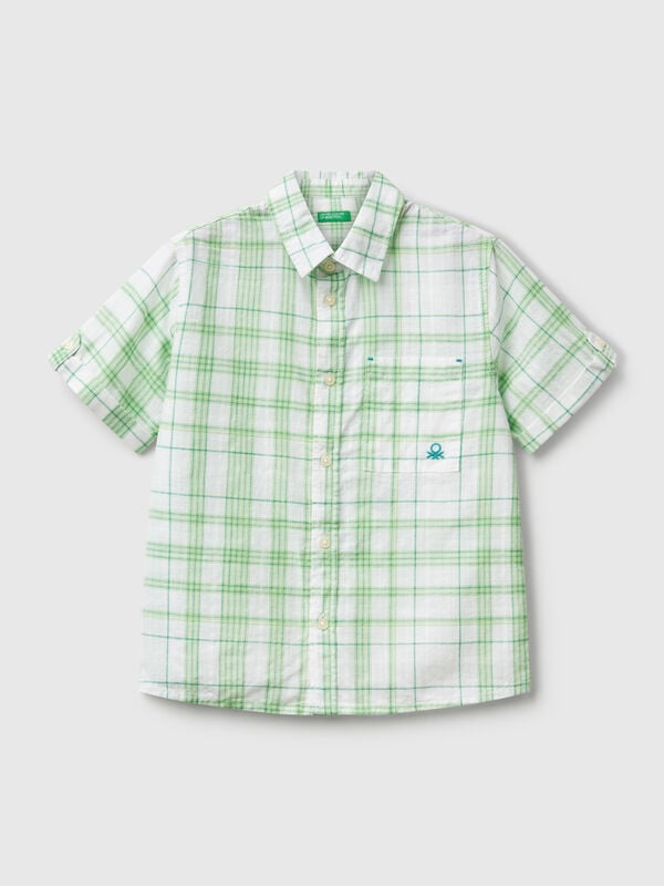 Camisa cuadros 100% algodón Niño