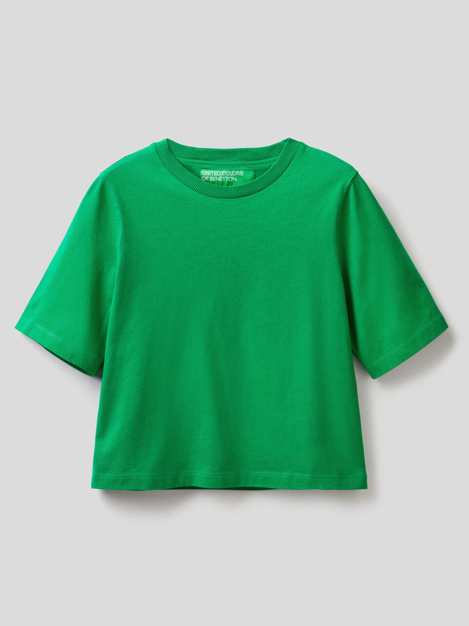Camiseta boxy fit de 100 % algodón image number 1