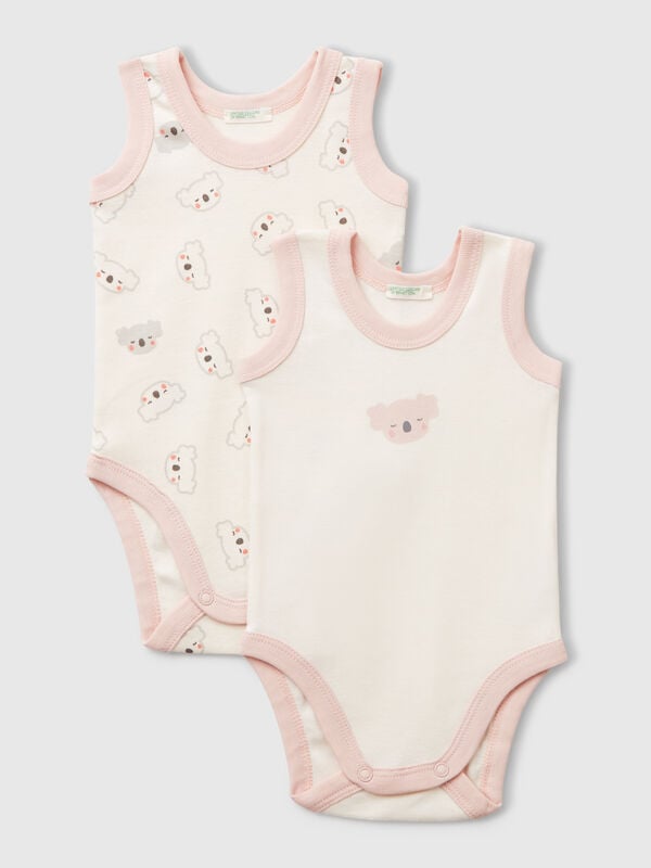 Dos bodis camisola estampados Recién nacidos