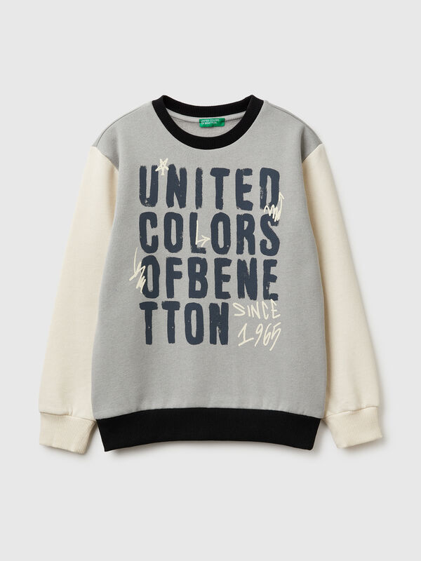 Sudadera cálida con logo Niño