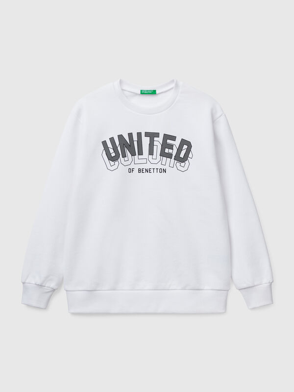 Sudadera de 100 % algodón con estampado Niño