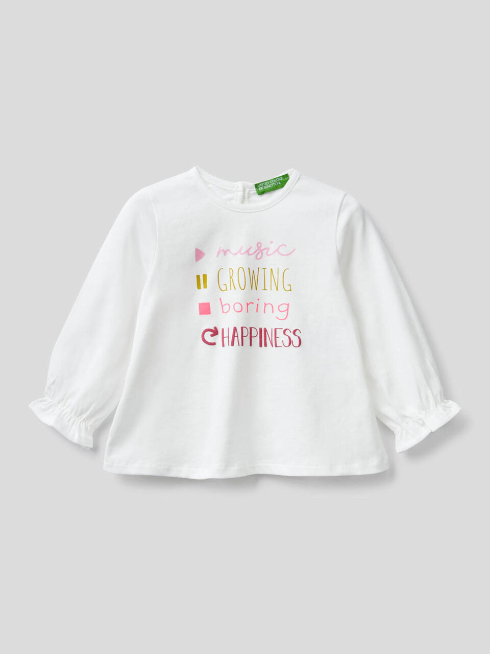 Camiseta con volante en la parte trasera image number 1
