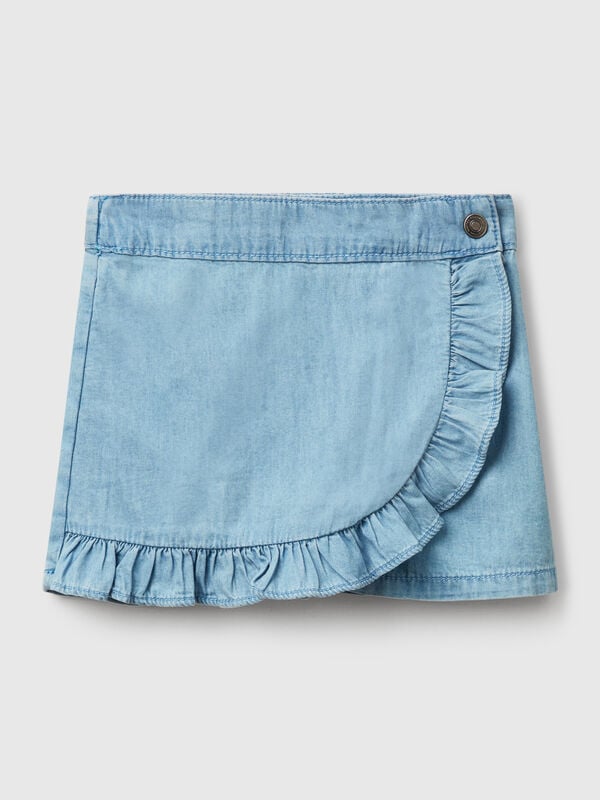 Pantalón culotte de cambray Niña