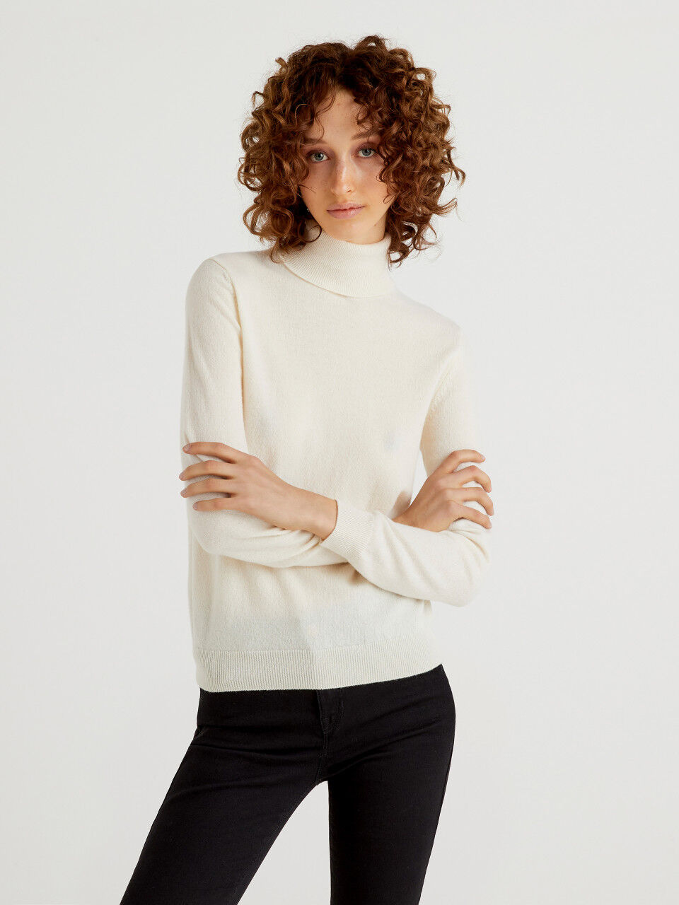 Jerséis Cuello Alto Mujer Nueva Colección 2022 | Benetton